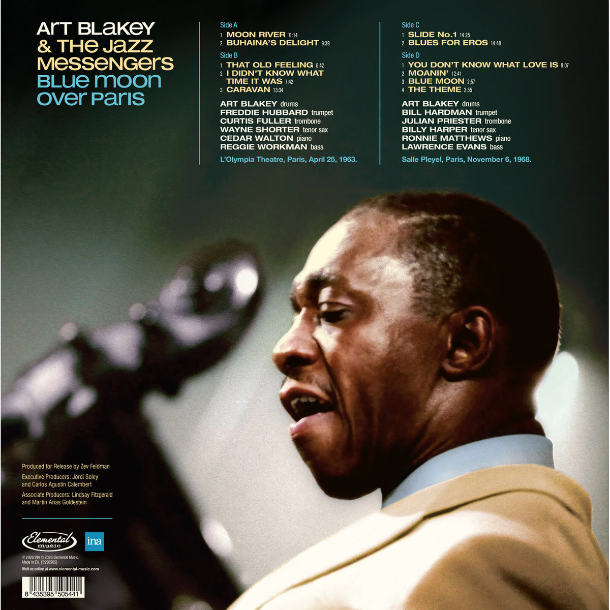 Art Blakey & The Jazz Messengers - Blue Moon Over Paris - ORTF Recordings 1963-1968 - 5990465