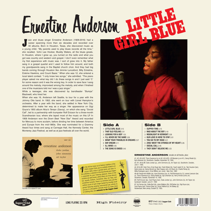 Ernestine Anderson - Little Girl Blue - 017SP