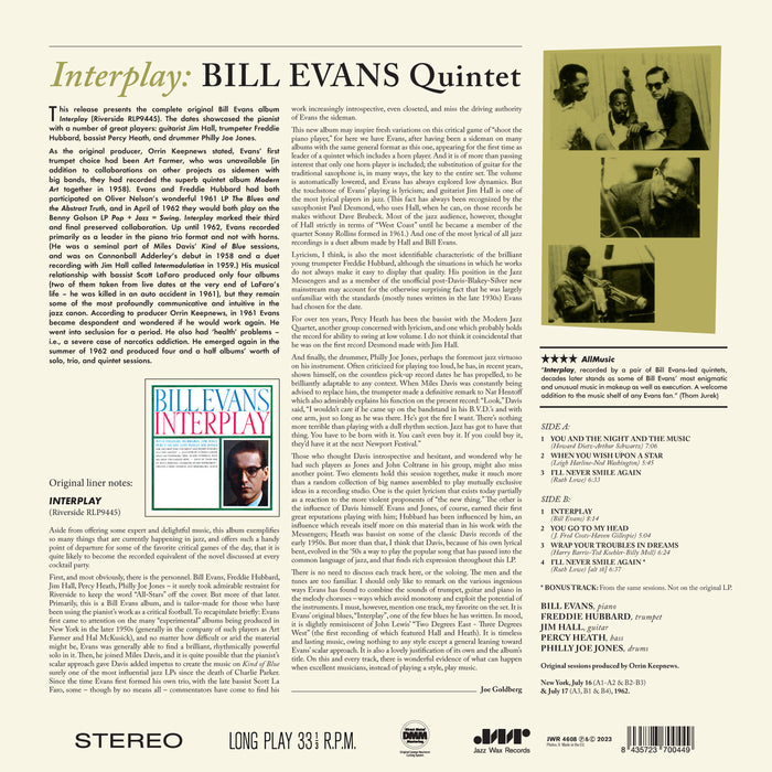 Bill Evans - Interplay - 4608LP