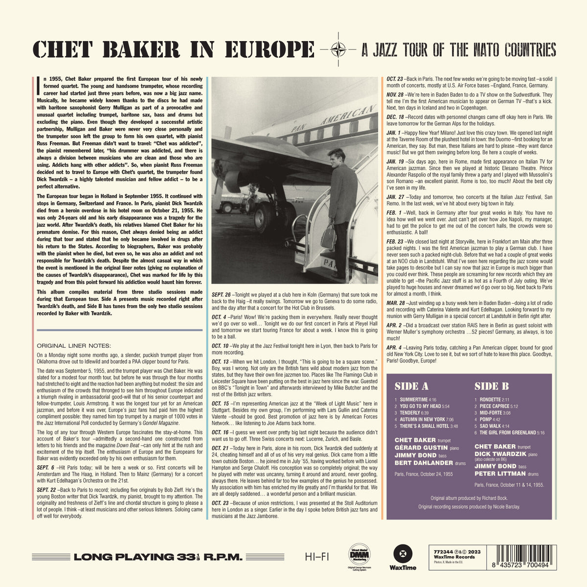 Chet Baker - In Europe - A Jazz Tour Of the Nato Countries - 772344