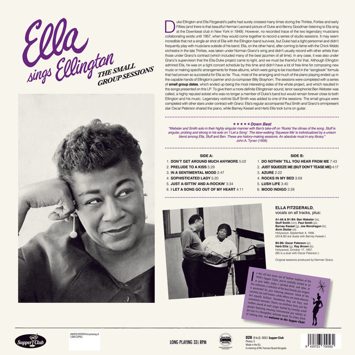 Ella Fitzgerald - Ella Sings Ellington - 028SP