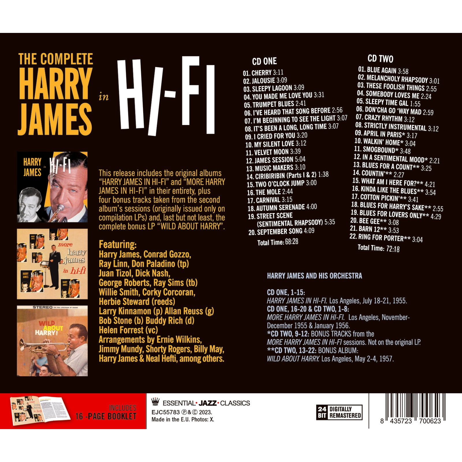 Harry James: Complete Harry James In Hi-Fi – Proper Music