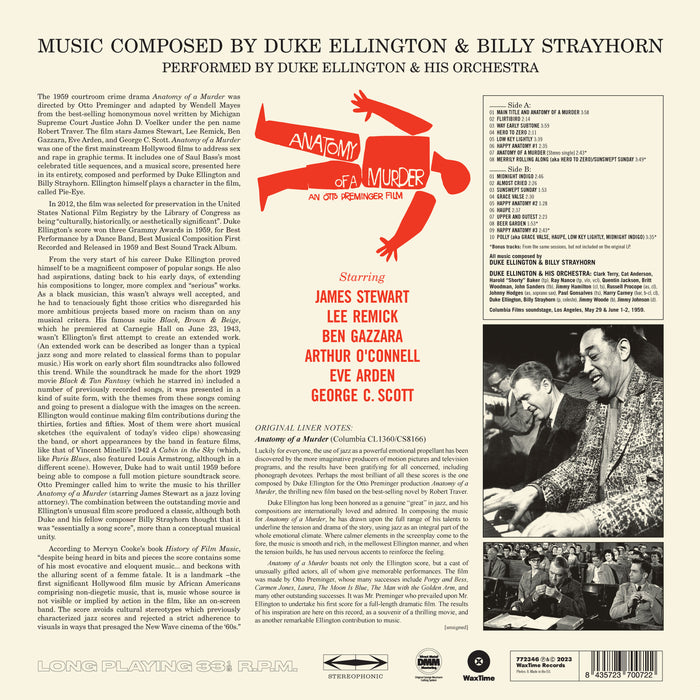 Duke Ellington & Billy Strayhorn - Anatomy Of A Murder - 772346