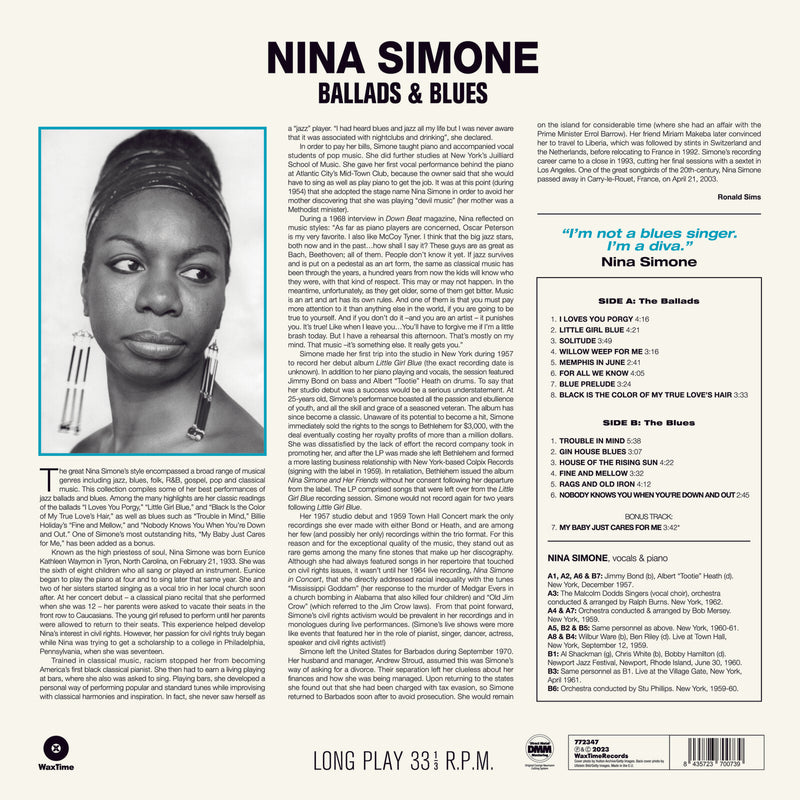 Nina Simone - Ballads And Blues - 772347