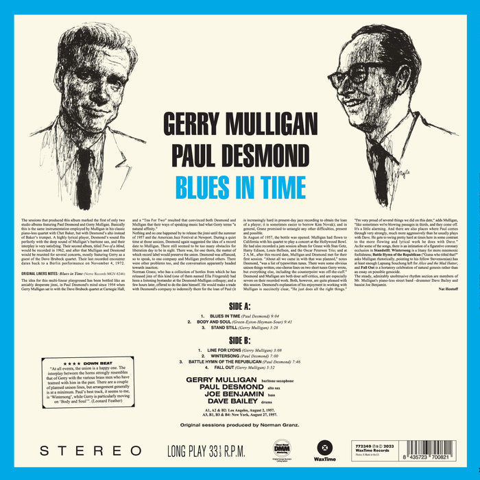 Gerry Mulligan & Paul Desmond - Blues In Time - 772349