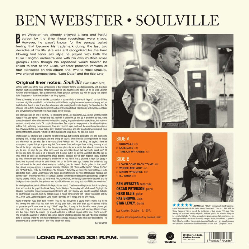 Ben Webster - Soulville - 772350