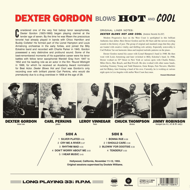 Dexter Gordon - Blows Hot And Cool - 772354