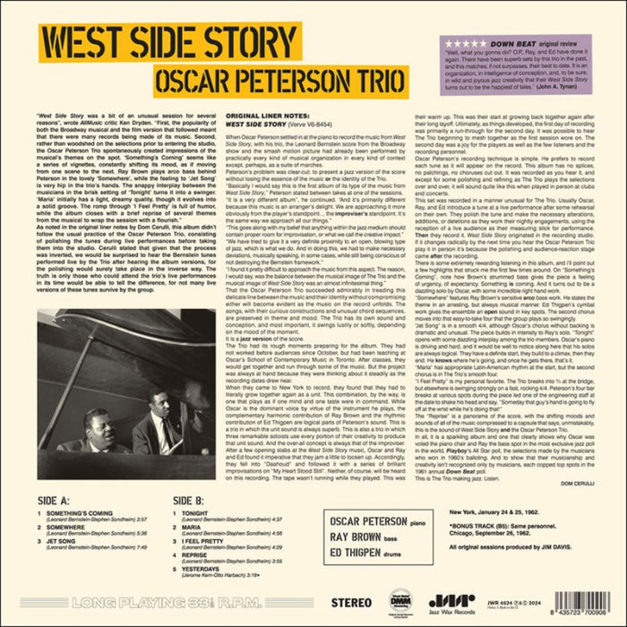 Oscar Peterson Trio - West Side Story - 4624LP