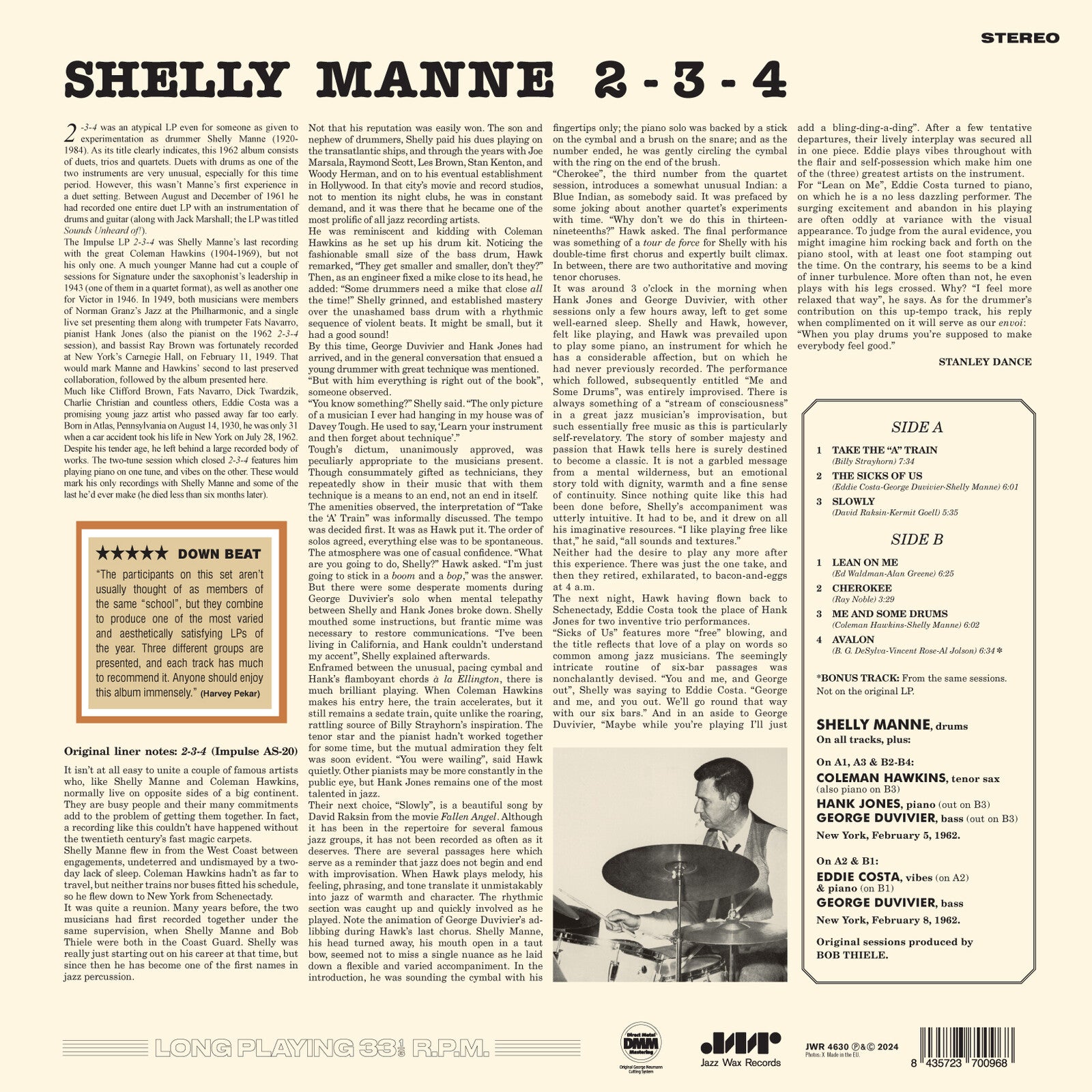 Shelly Manne: 2-3-4 – Proper Music