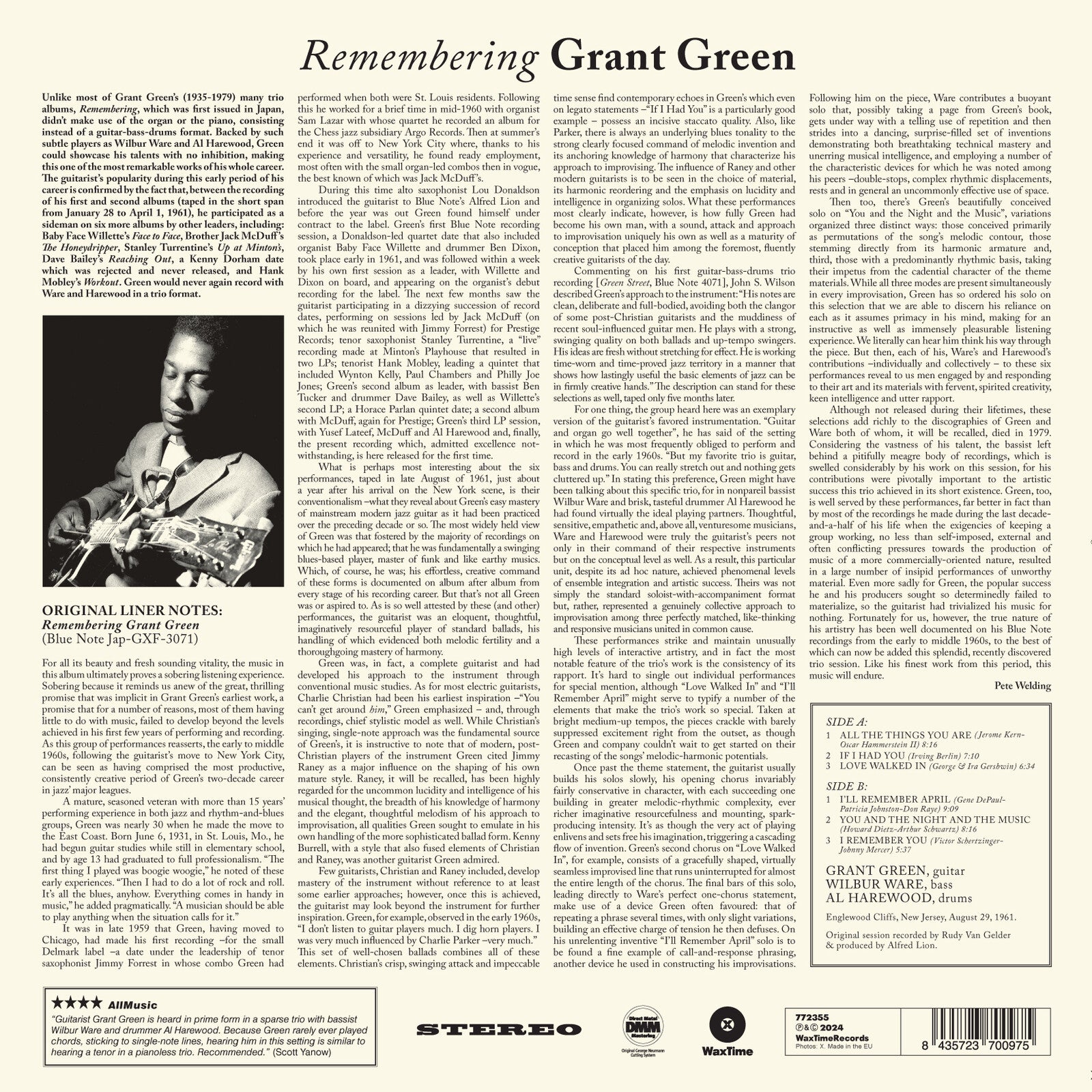 Grant Green: Remembering – Proper Music