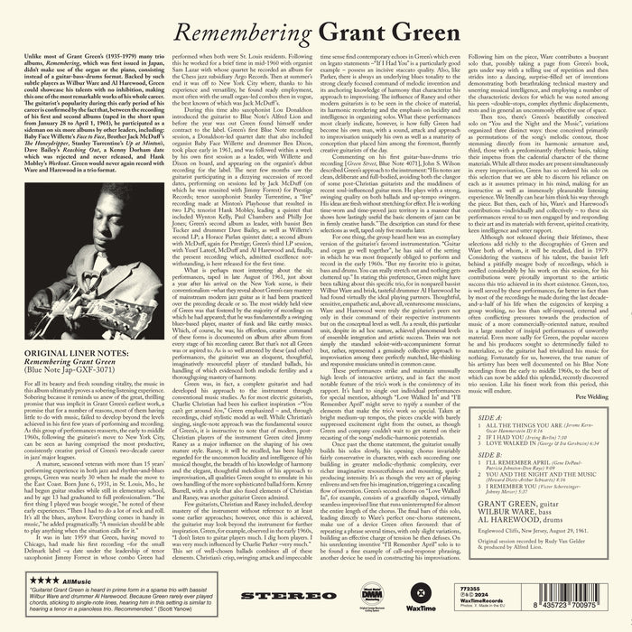 Grant Green - Remembering - 772355