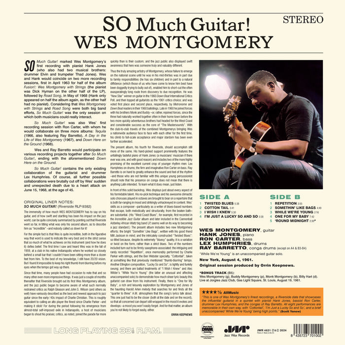 Wes Montgomery - So Much Guitar! - 4631LP