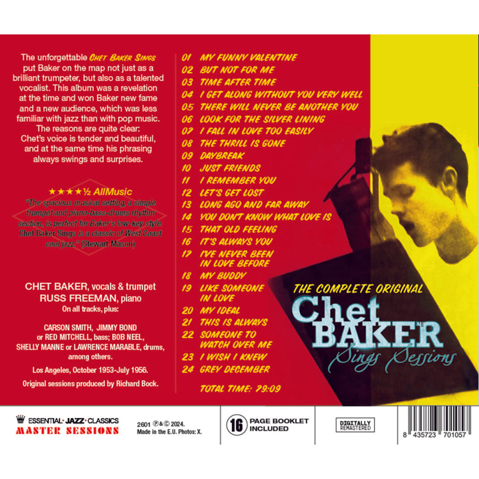 Chet Baker - The Complete Original Chet Baker Sings Sessions - 2601