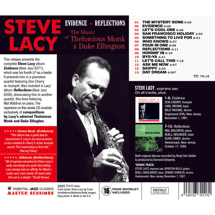 Steve Lacy - Evidence + Reflections - 2605