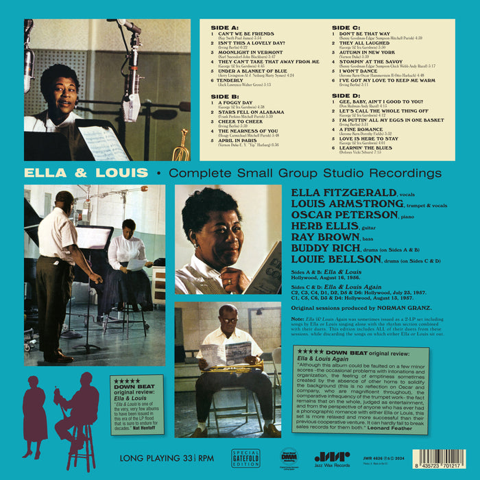 Ella Fitzgerald & Louis Armstrong - Ella & Louis - Complete Small Group Studio Recordings - 4636LP