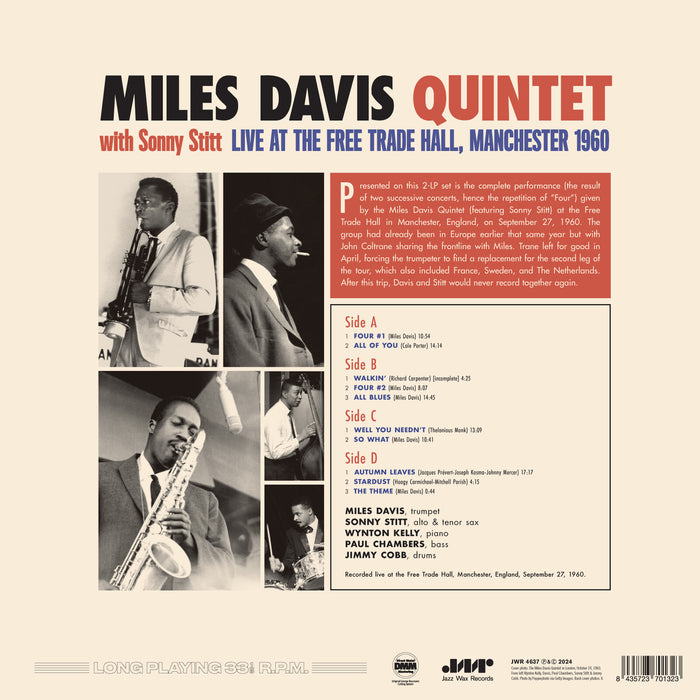 Miles Davis Quintet - Live At The Free Trade Hall, Manchester 1960 - 4637LP