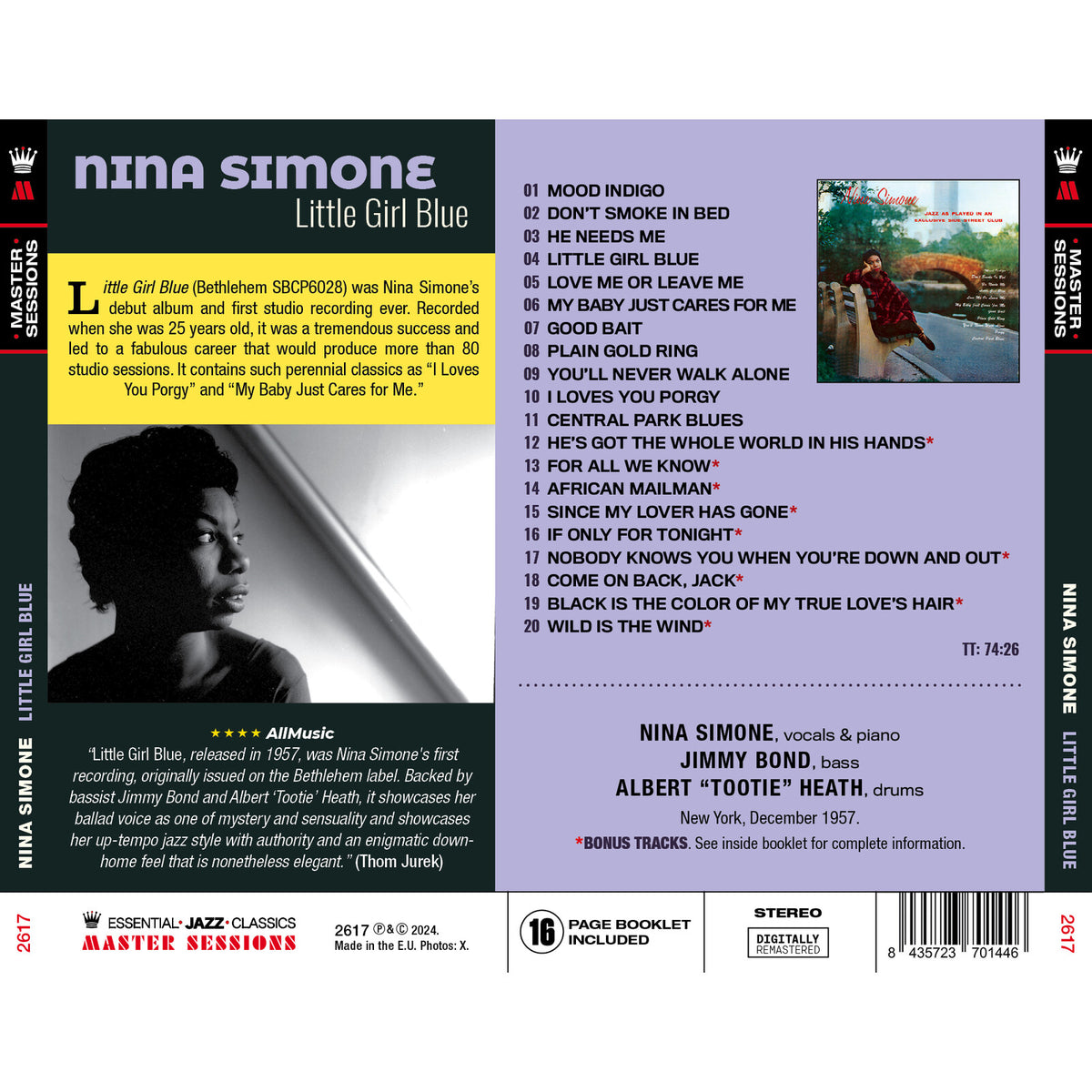 Nina Simone - Little Girl Blue - 2617