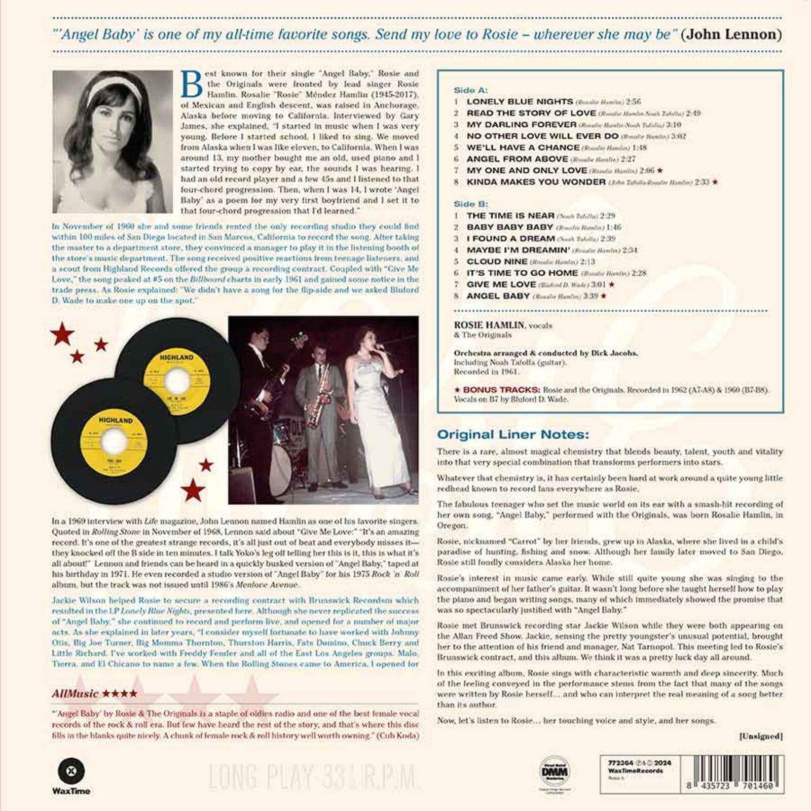 Rosie & The Originals: Lonely Blue Nights – Proper Music