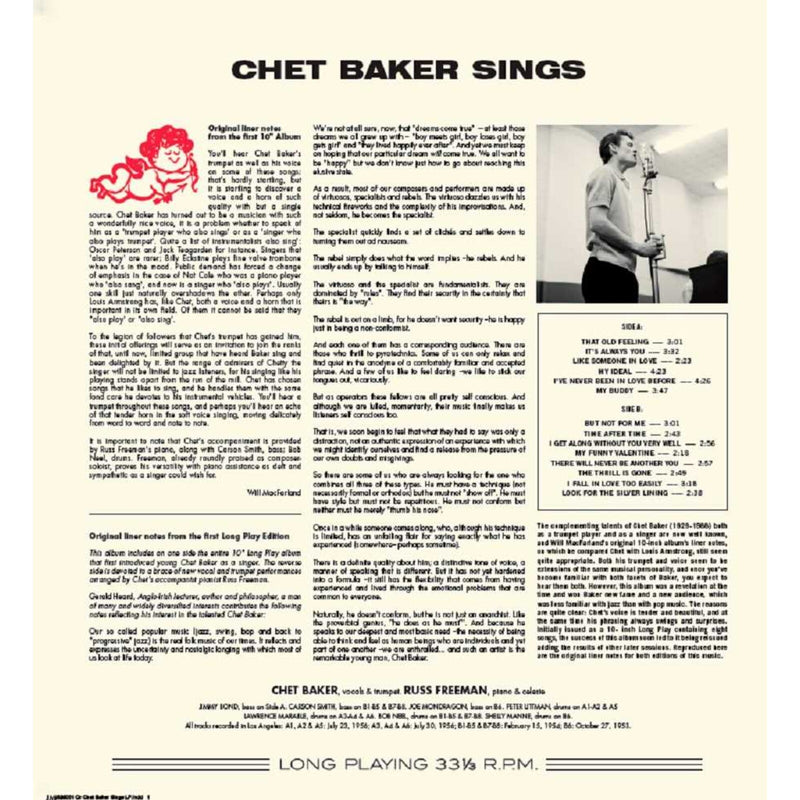 Chet Baker - Chet Baker Sings - 526001