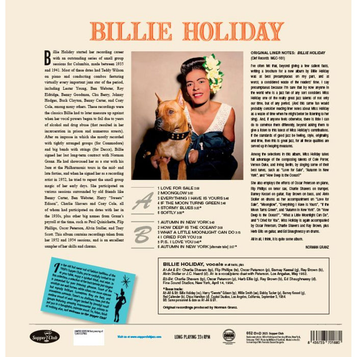 Billie Holiday - Billie Holiday - 052SP