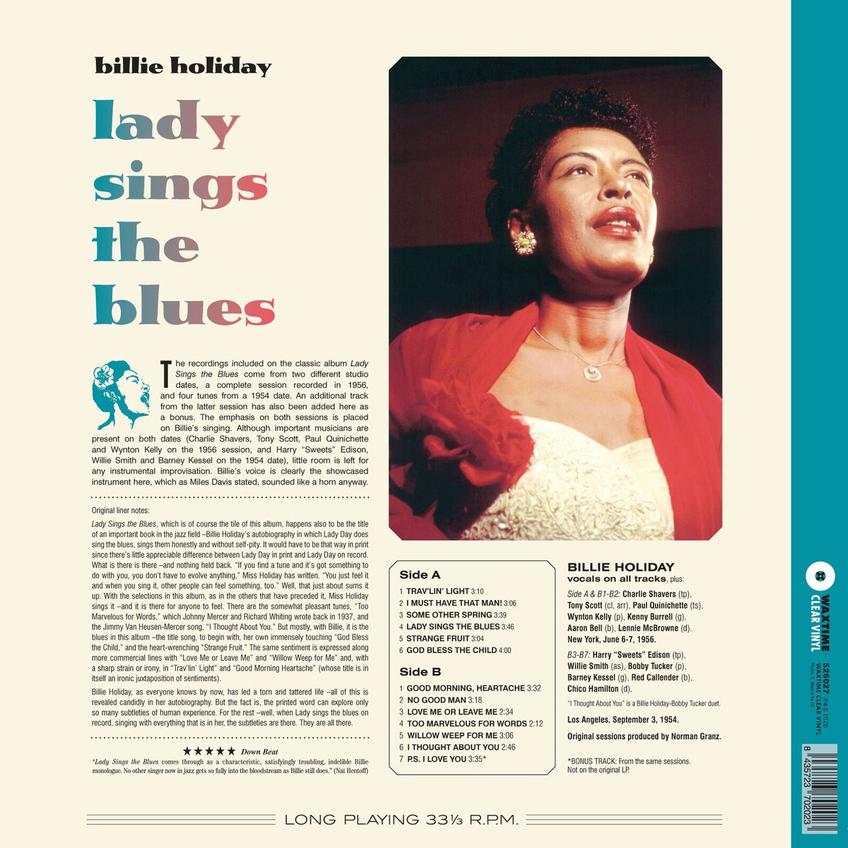 Billie Holiday - Lady Sings The Blues - 526027