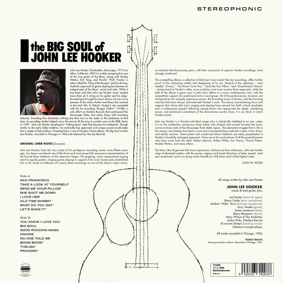 John Lee Hooker - The Big Soul Of John Lee Hooker - 772380
