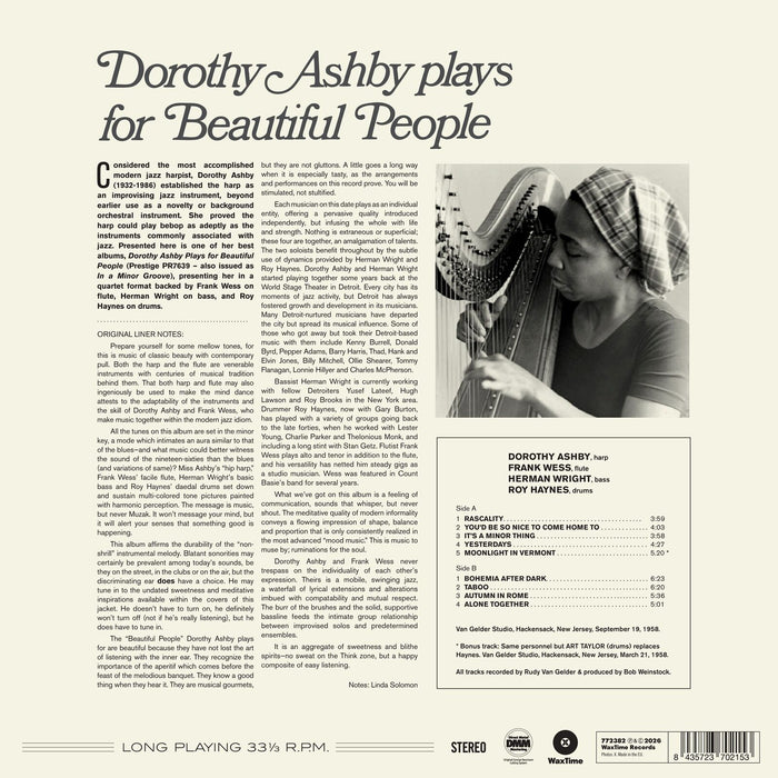 Dorothy Ashby - Plays For Beautiful People - 772382