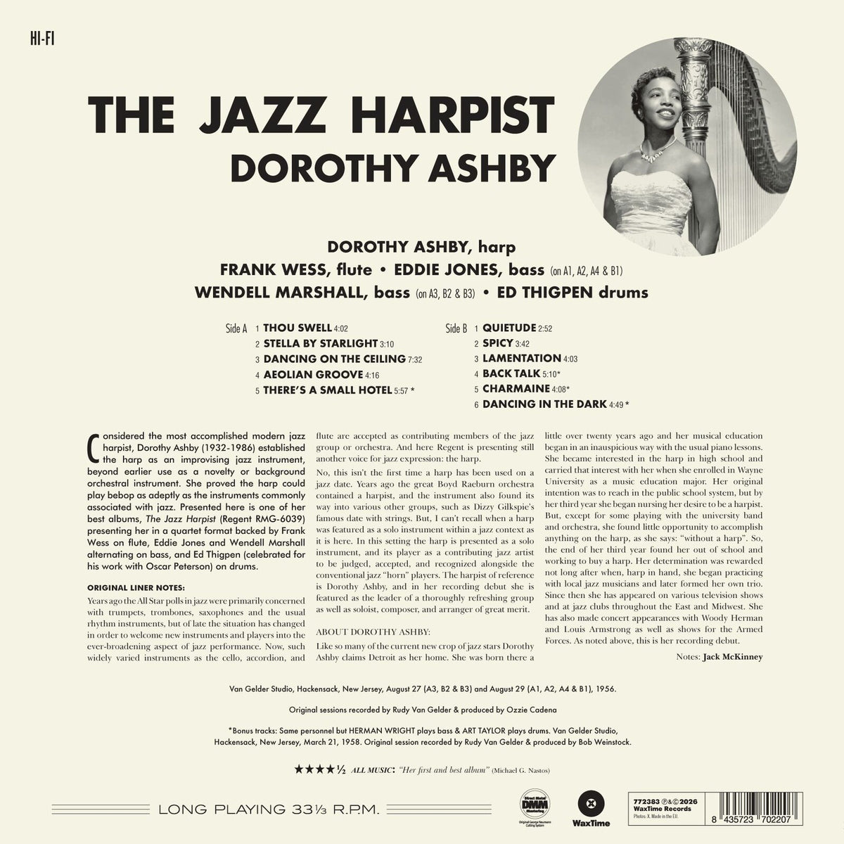 Dorothy Ashby - The Jazz Harpist - 772383