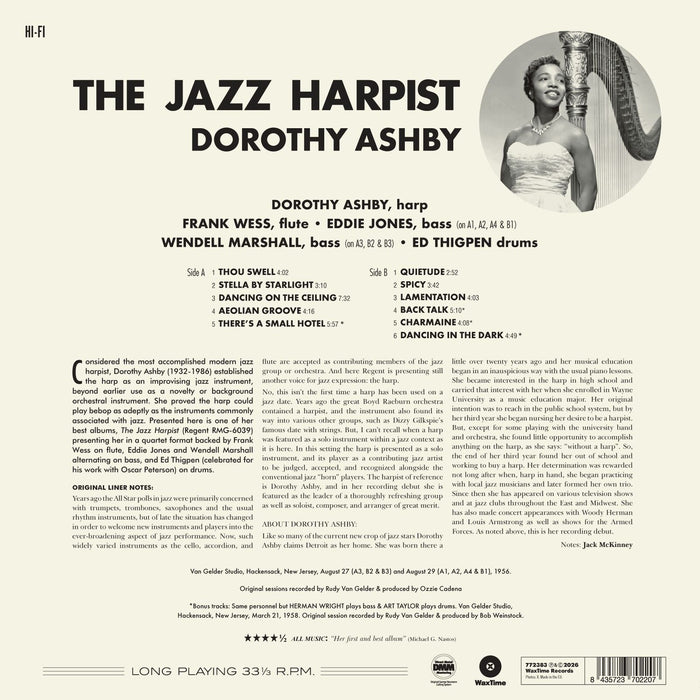 Dorothy Ashby - The Jazz Harpist - 772383