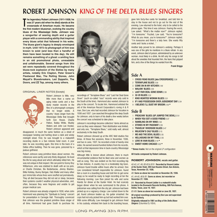 Robert Johnson - King Of The Delta Blues Singers - 526037