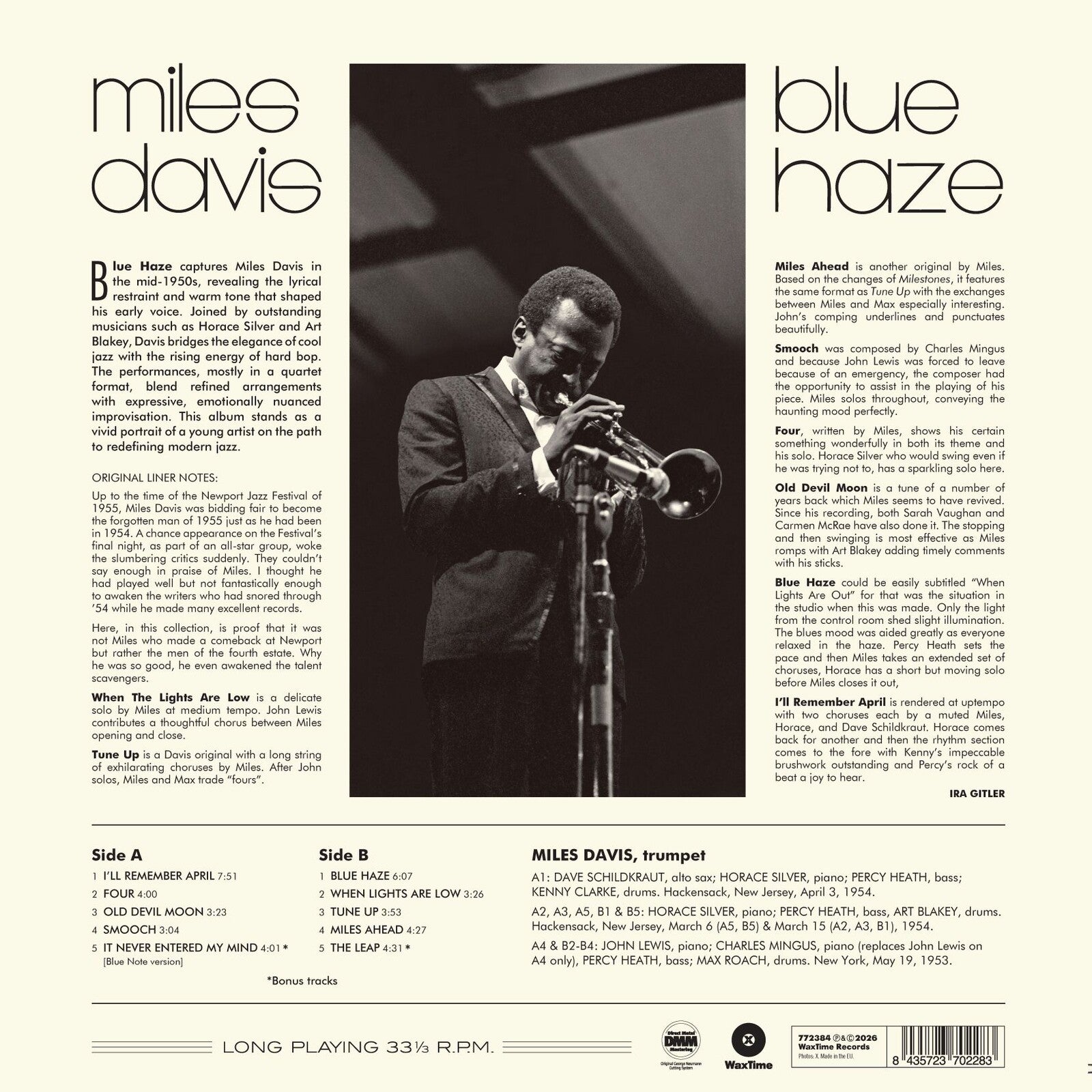 Miles Davis: Blue Haze – Proper Music