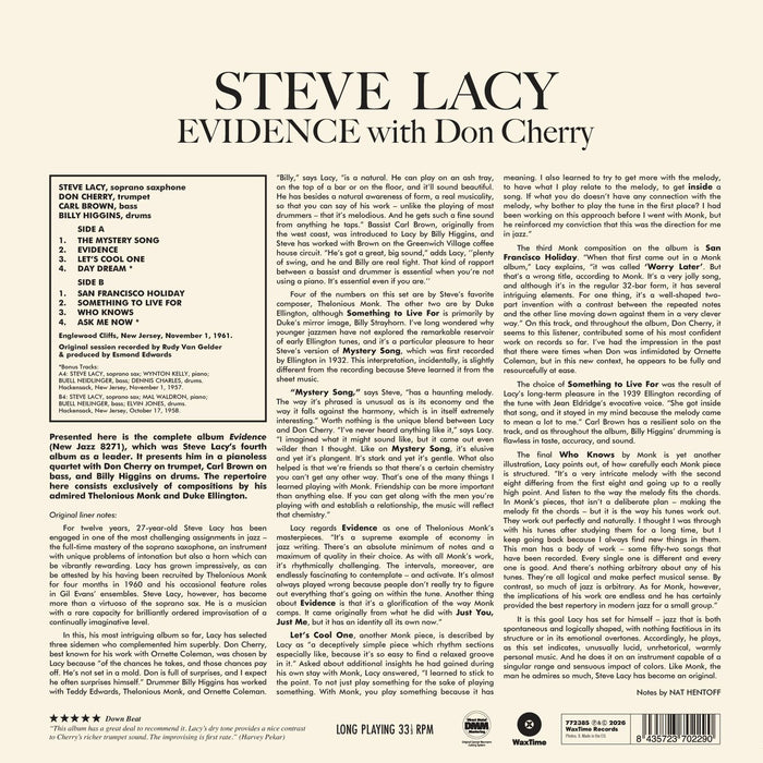 Steve Lacy - Evidence - 772385