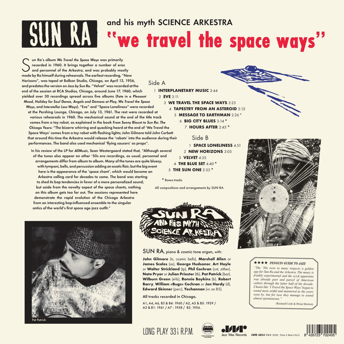 Sun Ra - We Travel The Space Ways - JWR4654LP