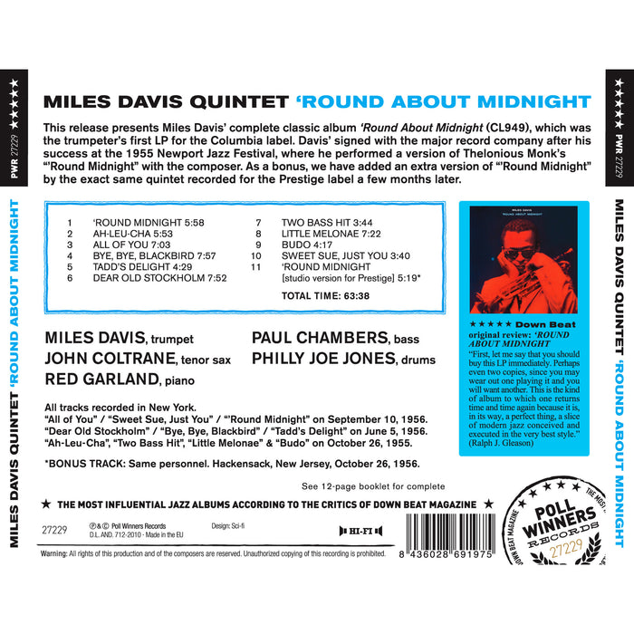 Miles Davis - 'Round About Midnight - 27229