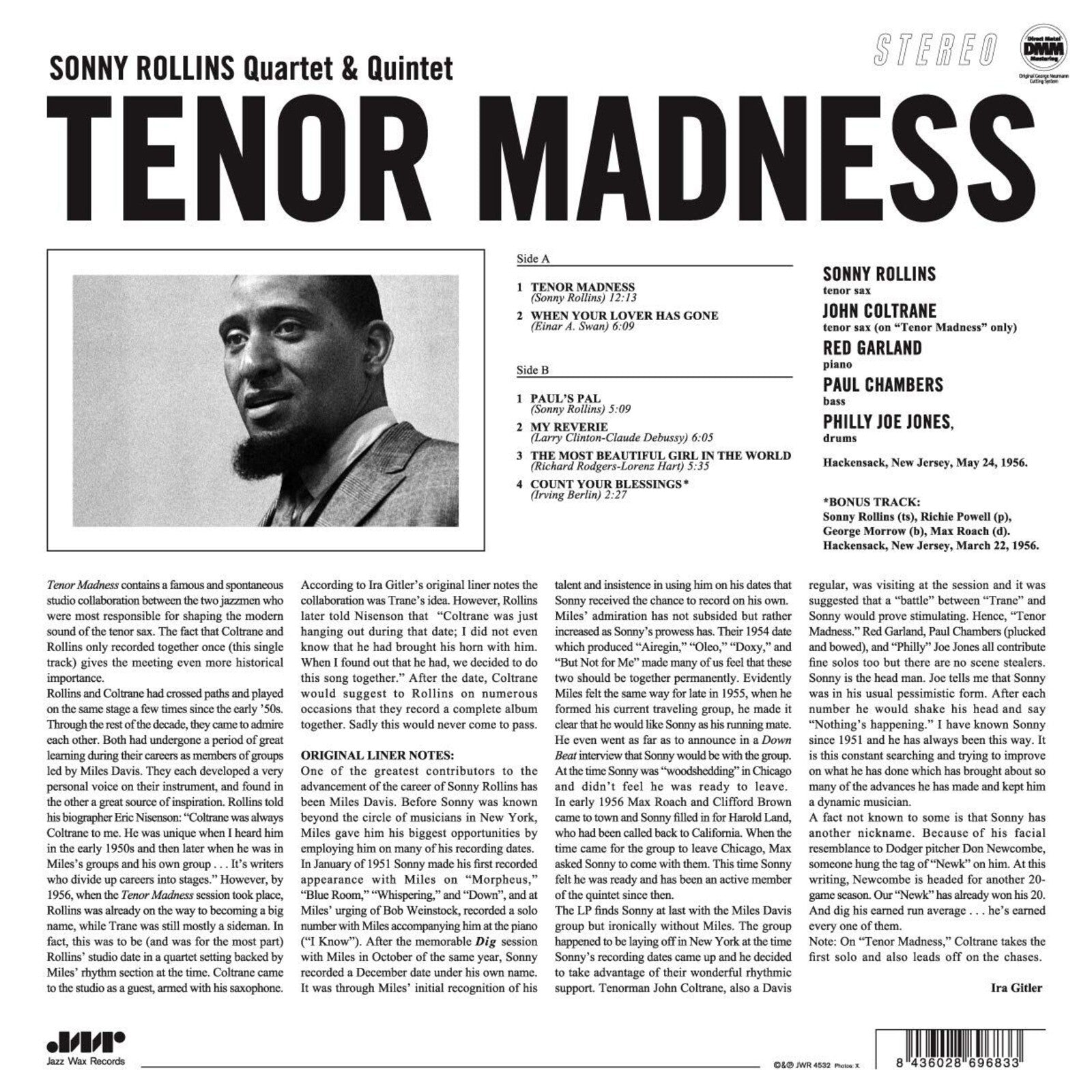 Sonny Rollins: Tenor Madness – Proper Music