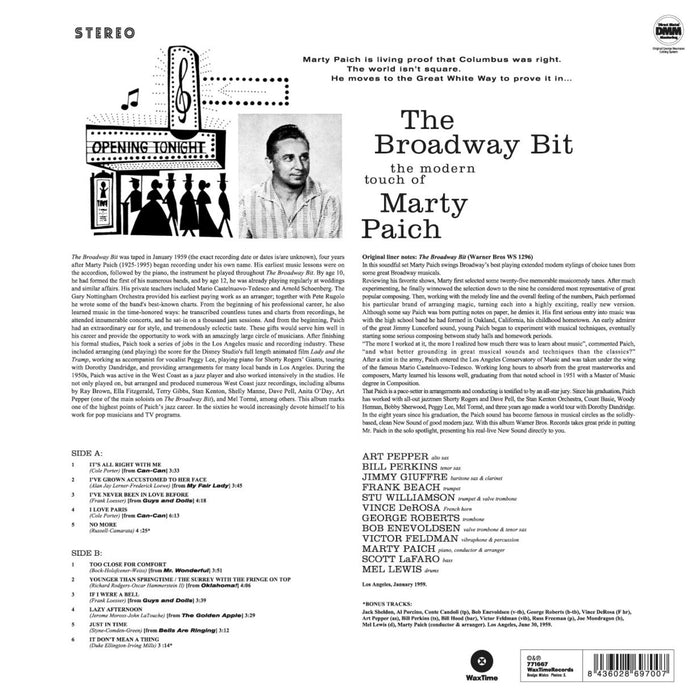 Marty Paich - The Broadway Bit - 771667