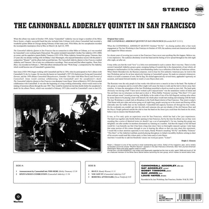 Cannonball Adderley - In San Francisco - 771668