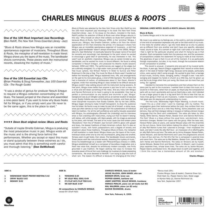 Charles Mingus - Blues and Roots - 771713