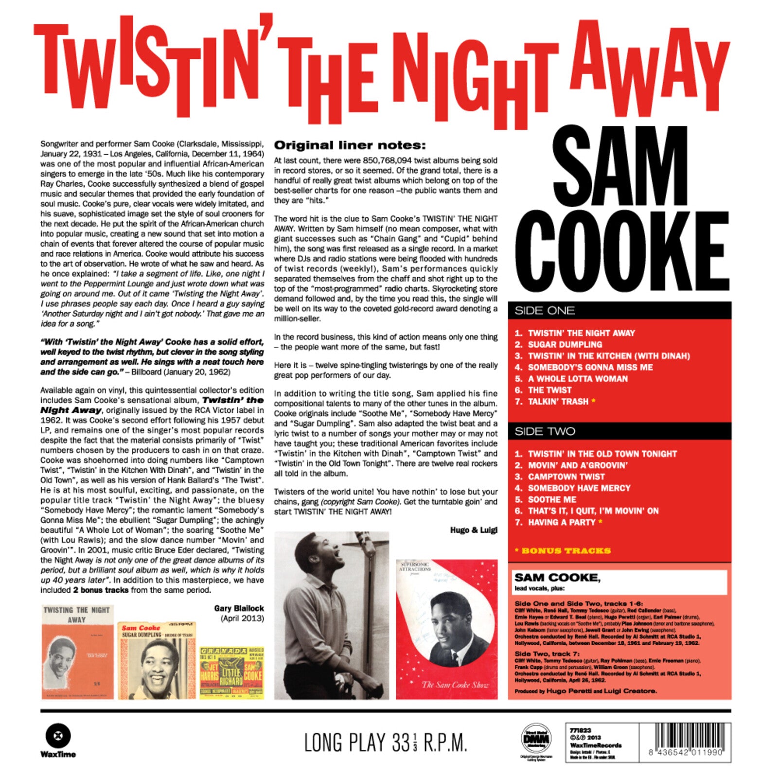Sam Cooke: Twistin' the Night Away – Proper Music