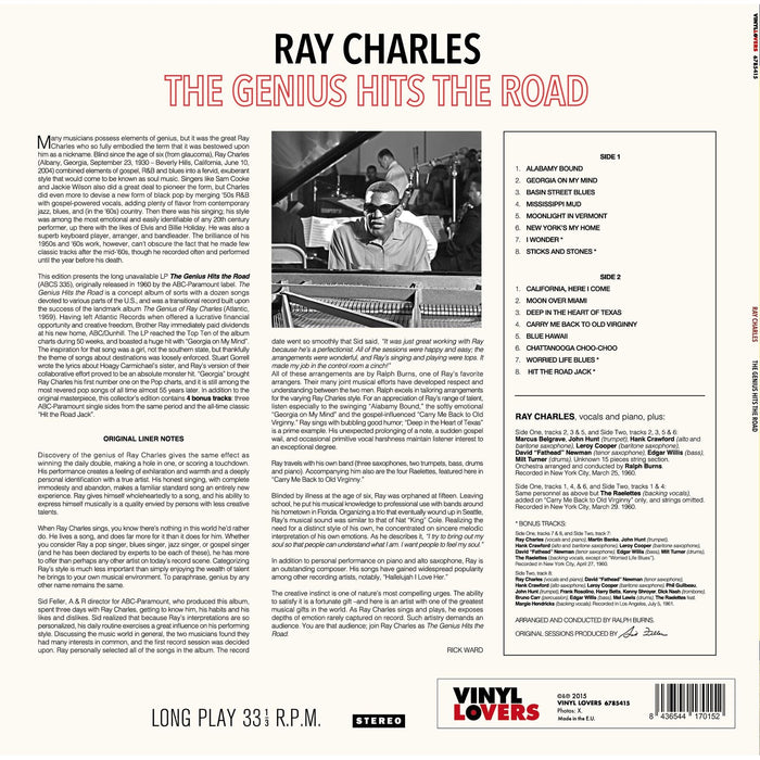 Ray Charles - The Genius Hits The Road - 6785415