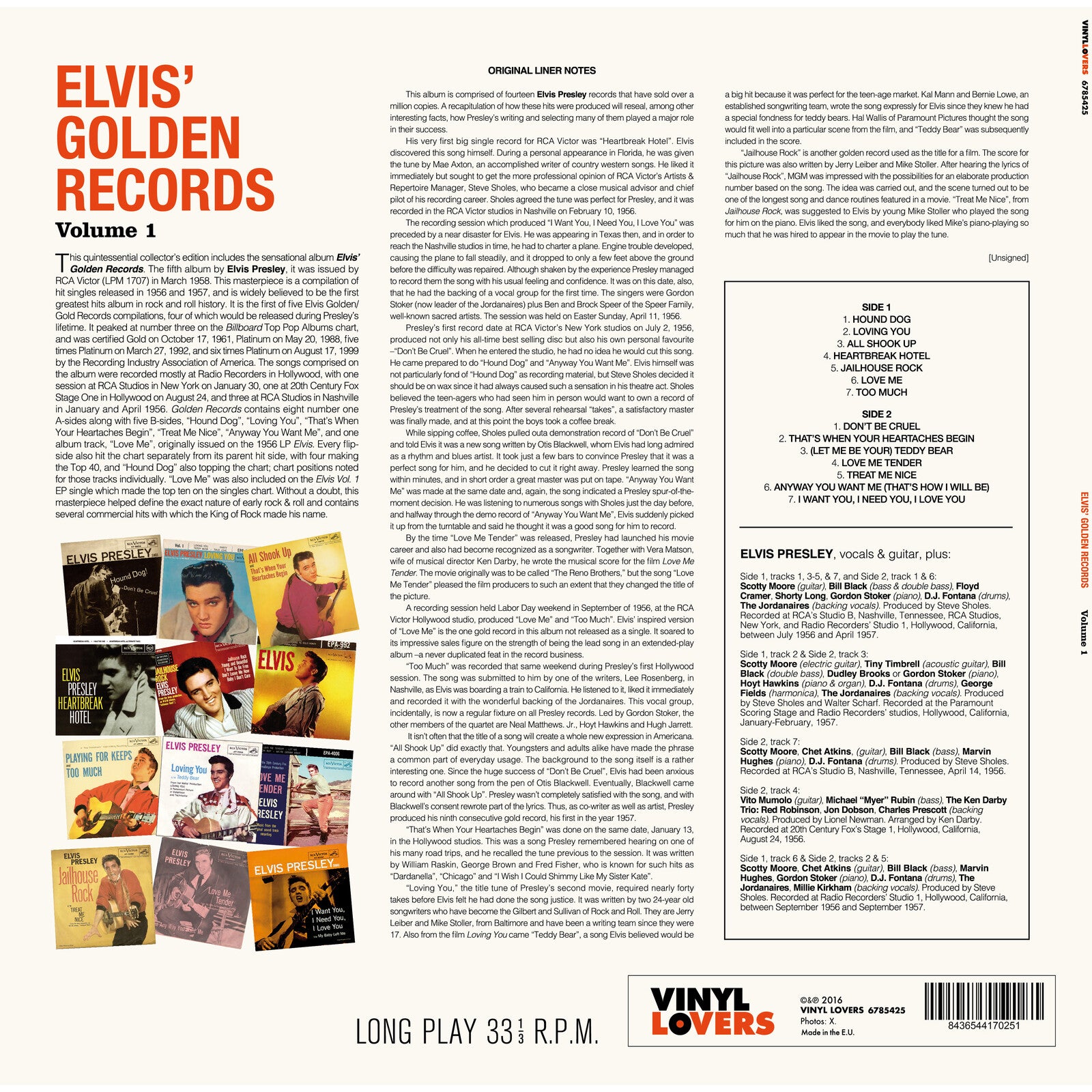 Elvis Presley: Golden Records Vol.1 – Proper Music