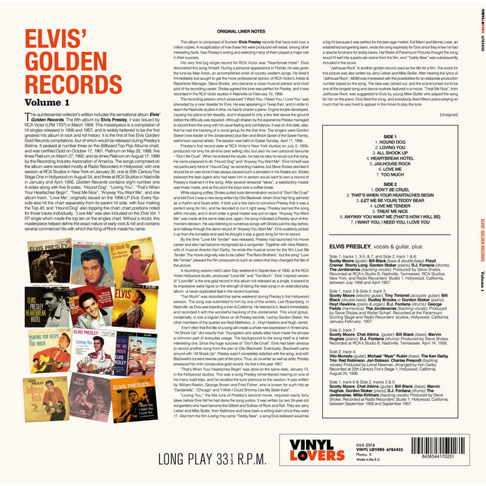Elvis Presley - Golden Records Vol.1 - 6785425