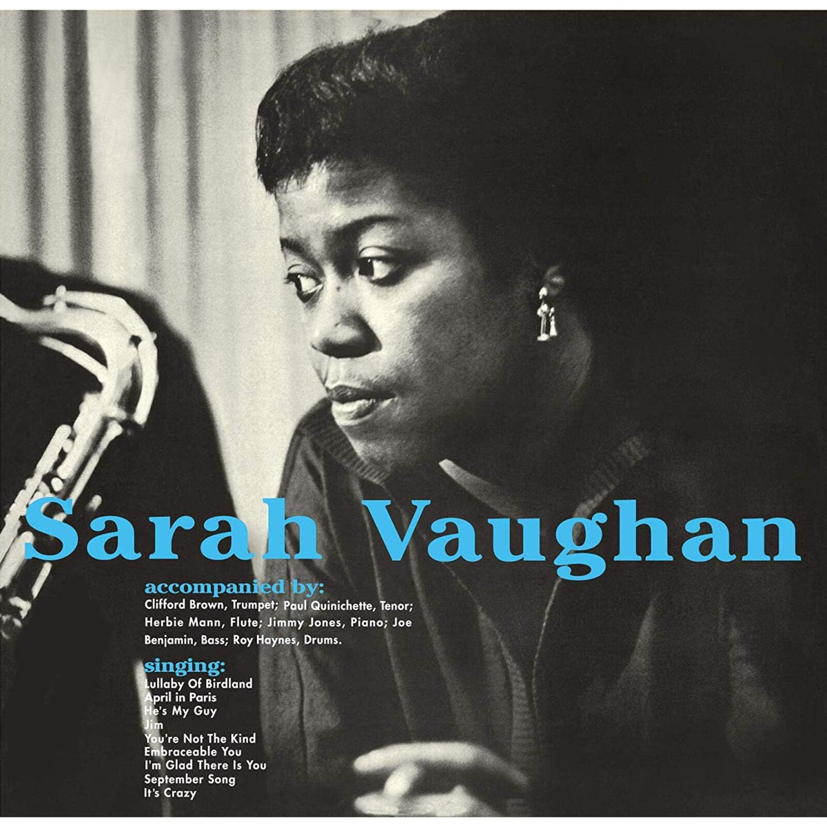 Sarah Vaughan - Sarah Vaughan with Clifford Brown (Limited Edition Transparent Blue Vinyl) - 950673