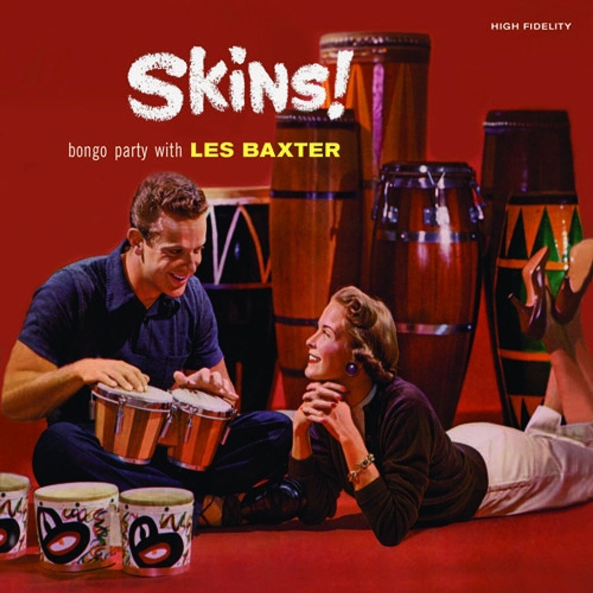 Les Baxter - Skins! + 'Round The World With Les Baxter + 6 Bonus Tracks - 50761