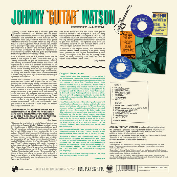 Johnny Guitar Watson - Johnny Guitar Watson (Debut Album) - 9152300