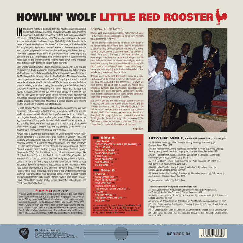 Howlin' Wolf - Little Red Rooster - aka The Rockin' Chair Album - 8002