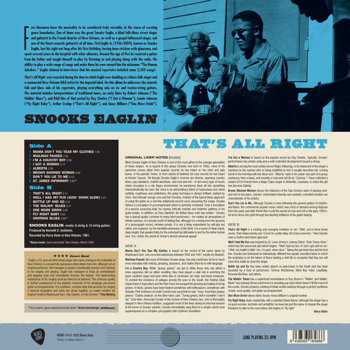 Snooks Eaglin - That's All Right - 8006