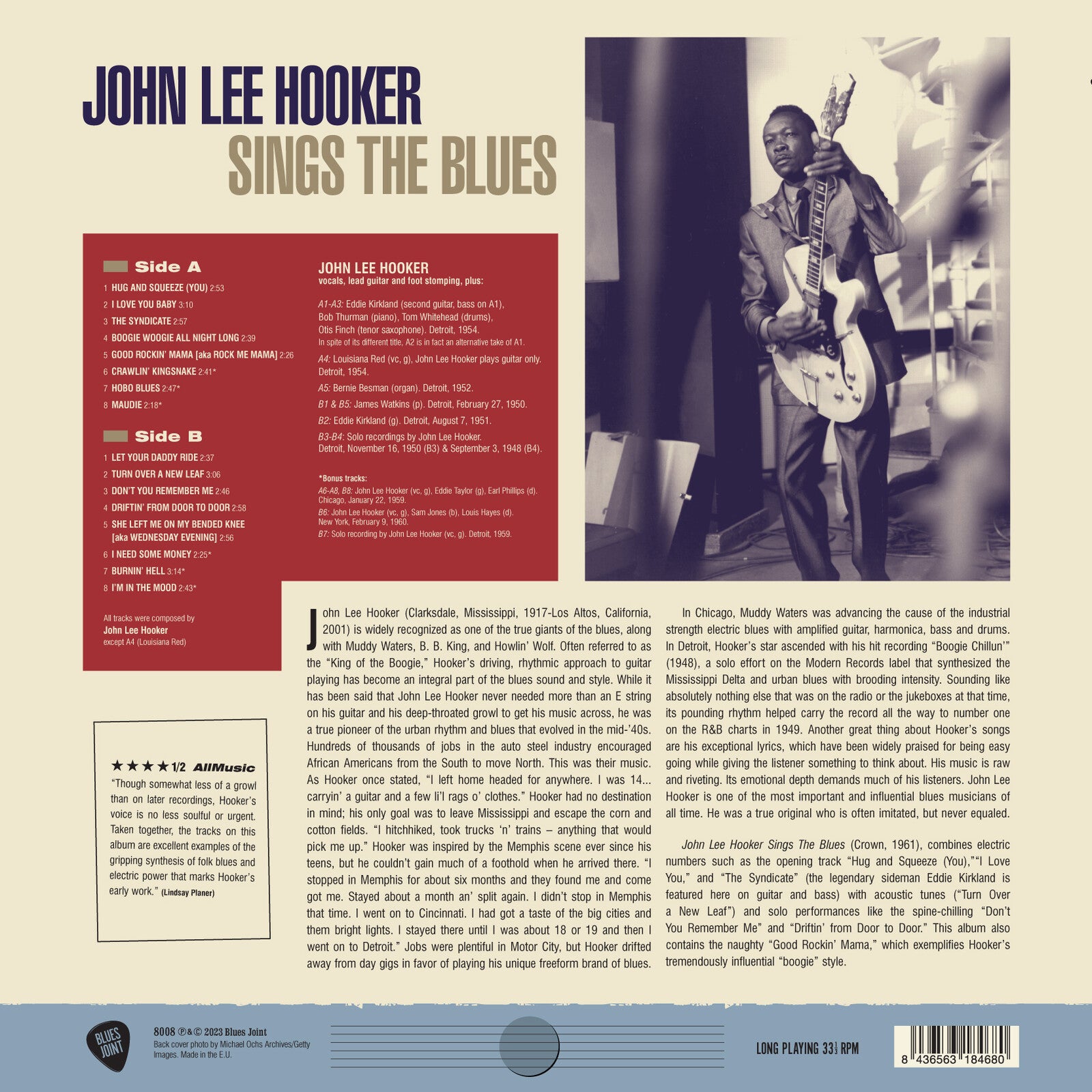 John Lee Hooker: Sings The Blues – Proper Music
