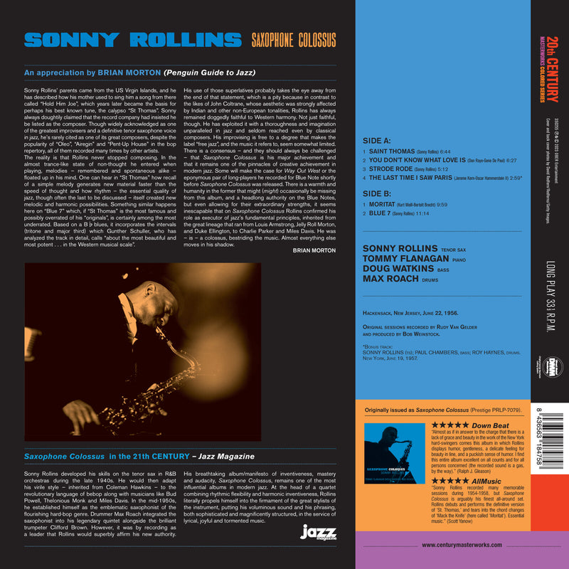 Sonny Rollins - Saxophone Colossus - 350255