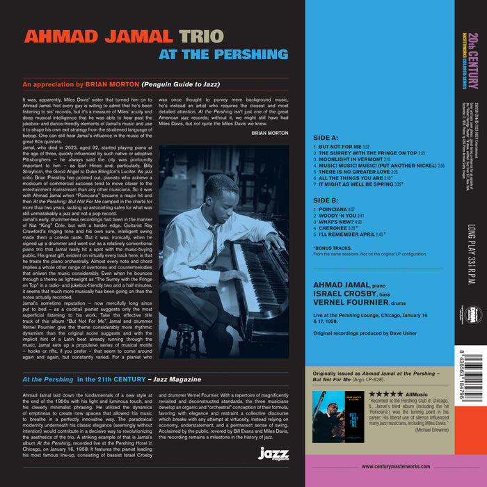 Ahmad Jamal Trio - At The Pershing - 350259
